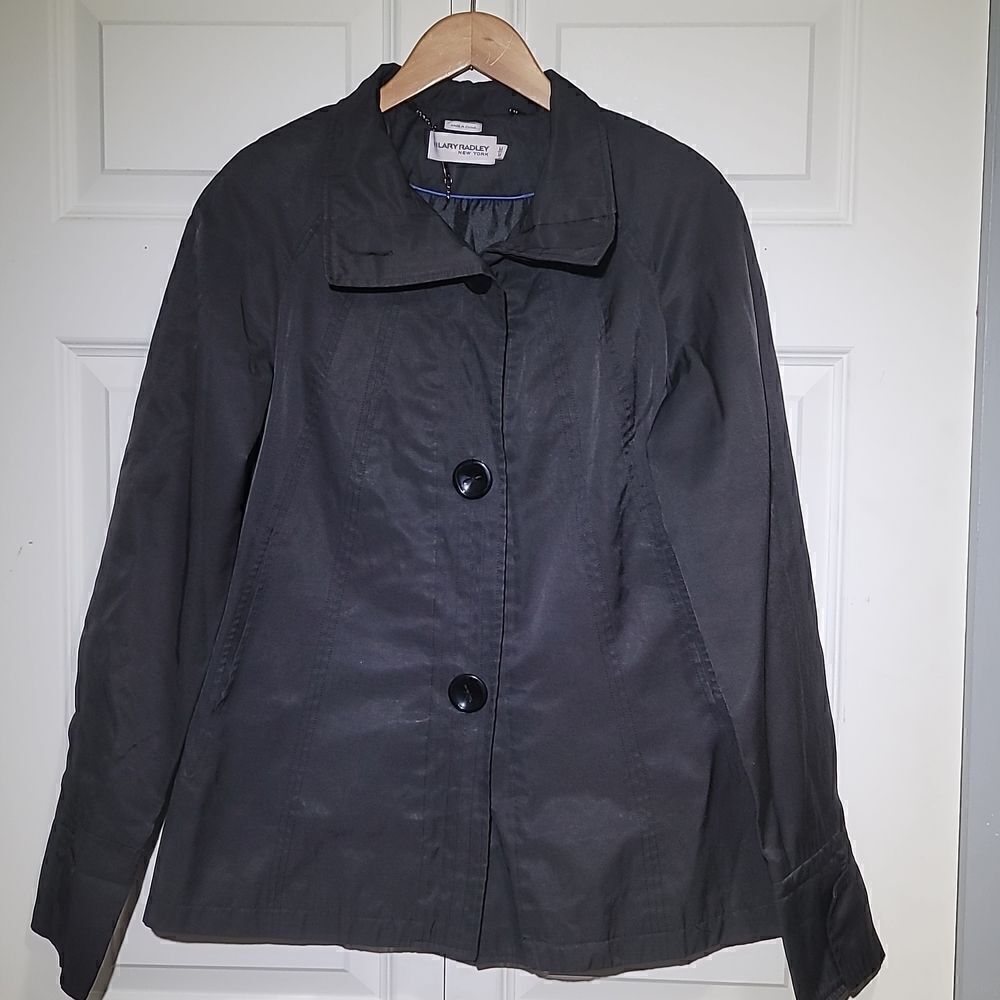 Hilary Radley Women's Black Coat